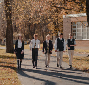 chesterton-academy-buffalo-students-walking